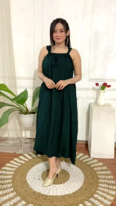 Daster Yukensi Lobek Ld 150 Dress Bali Singlet Tanpa Lengan