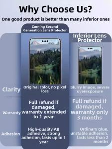Divi | Huawei Compatible Corning Tempered Glass Screen & Camera Protector
