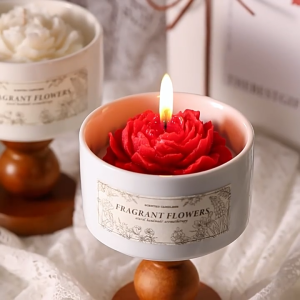🇸🇬Kizyo 200g Aromantic Essential Oil Candle With Gift Box Goblet Scented Candle Home Fragrance Gift Ideas