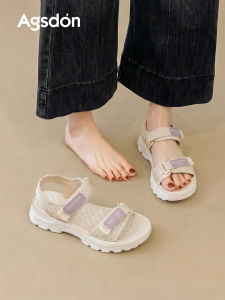 Agsdon | Womens Sport Sandals Soft Thick Bottom Magic Tape Closure