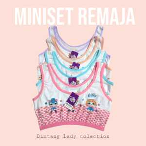 Miniset Anak SD SMP umur 8-13 Tahun motif LOL Katun Murni Murah