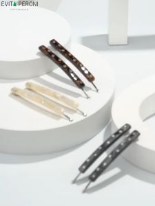EVITA PERONI | Charming And Delicate Single-Edge Clip | High Quality Hair Clip | Female Hair Clip