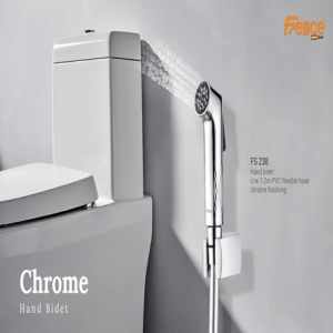 FS 238 Chrome Hand Bidet Set Sleek chrome finish Includes 1.2m hose and have Optional Single lever two-way tap Perfect for style hygiene & everyday comfort