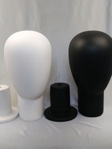 Foam Mannequin Head Stand Hair Extension Display Holder Pin-able Fake Head Model for Hairdressing And Beauty Supplies