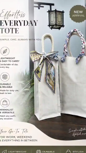 [READY STOCK] B0429 - 2s Bottle Canvas Bag