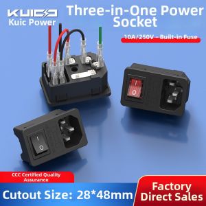 kuicc | Lighted Fused Three-in-One Power Socket