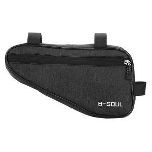 Bicycle Front Tube Triangle Bag Versatile Durable Bag Pouch Durable MTB Road Bike Bag With Zipper Cycling Bicycle Accessories
