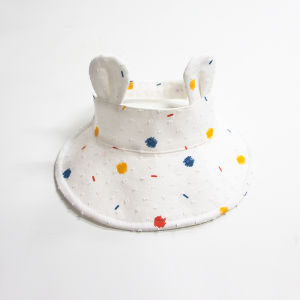 Breathable Baby Sun Hat Thin Wide Brim UV Protection Empty Top Summer Cap for Infants And Toddlers Comfortable Cotton Casual Hat