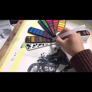 Solid Watercolor Set Folding With Water Brush Pen Watercolor Pigment 18/24/36/42 Water Colour Portable Fan Shape Solid Paints Set Art Supplies Beginner Friendly