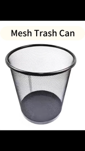 School Wire Trash Can Wire Mesh Trash Can Bedroom Hotel Office Coffee Table Trash Can - Keimav
