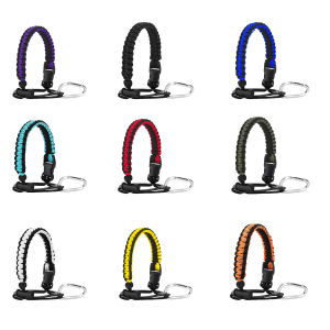 Rope Set Fit 12-64oz Wide Mouth Tumbler Aquaflask Boot Silicon Cover Accessories Protective Bottom Non-Slip Boot Sleeve Cover & Paracord Handle Colored Cup Rope Set