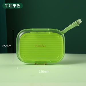 กล่องใส่หน้ากากอนามัยแบบพกพา ฝาปิด ป้องกันฝุ่น พลาสติก รุ่นใหม่ ใส่ได้หลายชั้น กล่องเก็บของสำหรับใส่หน้ากากแบบพกพา