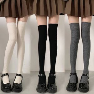 Winter Over Knee Socks Women Autumn Winter High Tube Stockings Thicken Terry Warm Socks