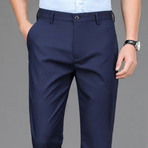 Mens Classic Fit Stretch Golf Dress Work Pants All-Day Comfort Performance Trousers for Business Party Wedding& Travel
