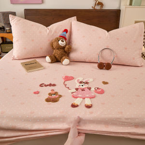 SHAYA | Embroidered Cotton Bedding Set Mattress Protector