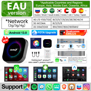 CarlinKit | CarlinKit S2F Wireless CarPlay Android Auto Adapter Android 13 CarPlay Ai Box Support Netflix Play Store 3-In-1 Car Smart TV Box