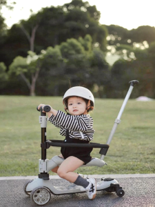 BEIESTATE | Foldable & Seating 3-in-1 Kids Scooter