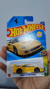 Hot Wheels Ferrari F40 Competition 2025 Yellow Diecast Car Model 1:64 Scale