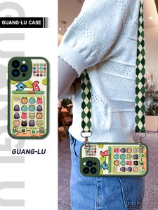 Cute Puzzle Design Phone Case for  17 with Lanyard Crossbody Neck Strap Full Cover Lens Protection Womens New Fashion Silicone Case