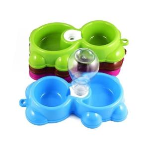 1 Pcs Food Dish Pet Automatic Water Dispenser Feeder High Quality Dual Port Dog Utensils Bowl Cat Drinking Fountain