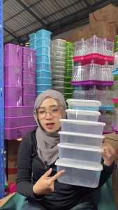 FOOD CONTAINER CALISTA FURANO PUTIH SET ISI 6PCS/ FOOD PREPARATION SET/ FOOD KONTAINER KULKAS SET/ TEMPAT PENYIMPANAN MAKANAN BUAH SAYURAN DIKULKAS SET/ WADAH BOX SAJI MAKANAN SET/ TOPLES PLASTIK KOTAK CALISTA 1 SET