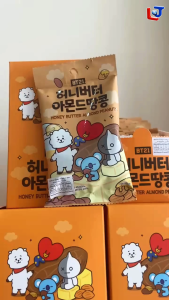 BT21 HONEY BUTTER ALMOND PEANUT 30g / บีทีทเวนตี้วัน ฮันนี่ บัตเตอร์ อัลมอนด์ พีนัท