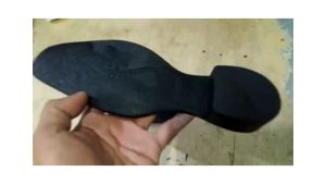 Sol Sepatu Pantofel Outsole Odrey Alas Bawah Lancip Anti Slip Lentur TPR Hitam Tiger size 38 - 44