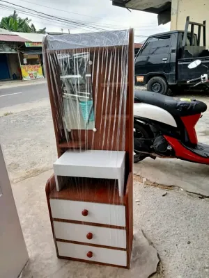 lemari rias kosmetik bangku plus laci 3