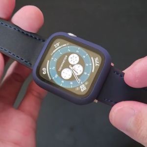 GAVY Watch Case for Apple Watch Series 10 42mm 46mm iWatch 9 8 7 6 5 4 with Tempered Glass Watch Case for Apple Watch
