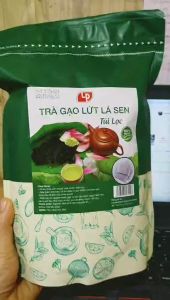 Trà gạo lứt lá sen túi lọc Bịch 21 túi lọc hỗ trợ giảm cân giảm mỡ bụng đùi bắp tay bắp chân hiệu quả