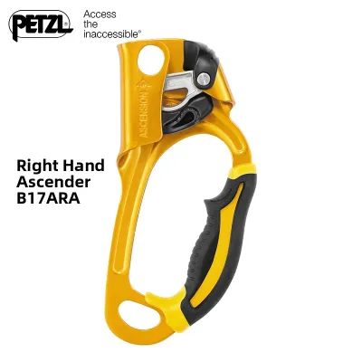 Petzl Ascension Climbing Descending Cave Exploring Hand Ascender B17 Ambidextrous Handheld Climbing Equipment Outdoor Camping Travel Supplies
