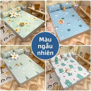 JIFANPAUL | Bộ Drap Giường Mát Lạnh Bằng Gấm 3 Mảnh 2m