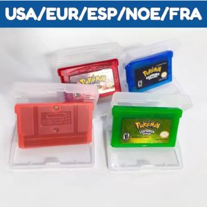 Bandai | Multiple Languages GBA Game Card 32-Bit Video Game Console Cartridge Pokemon FireRed Emerald LeafGreen Ruby Sapphire For GBA SP