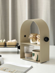 ชั้นวางของรูปเข็มิ้งค์เหล็ก ดีไซน์เก๋ไก๋สำหรับเก็บของในมุมกาแฟ ตู้เสื้อผ้าแบบลูกบอล ชั้นวางของทรงกลมสวยงาม