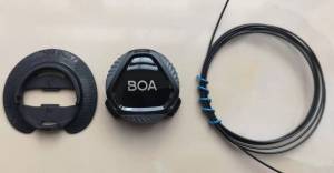 BOA น็อตสลิงเรียบง่ายสำหรับรองเท้าแบบปรับได้พร้อมสายรัดโลหะผสมสำหรับปรับแต่งใหม่และซ่อมแซม สินค้าแท้ราคาถูก