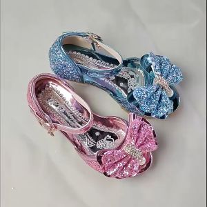 2024 crystal high heels kids fashion shoes sandals