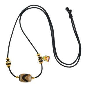 POTALA PALACE | Tibetan Agate Tiger Tooth Pendant Three-eyed Talisman Necklace