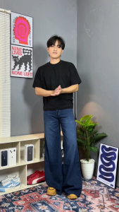 JINISO Bootcut Denim Jeans Pria 376