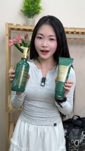 [Chính hãng] Combo Gội Xả Gừng Hà Thủ Ô Greensong 450G - Giảm Gàu Rụng Tóc Kèm Quà Tặng