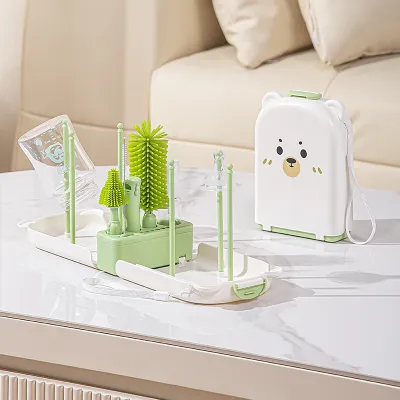 MENGHE | Portable Newborn Baby Bottle Cleaning Set