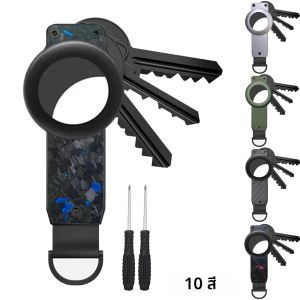 ที่เก็บกุญแจแบบกะทัดรัด โลหะ สไตล์มินิมอล ป้องกันการสูญหาย พร้อมตัวติดตาม Apple AirTag