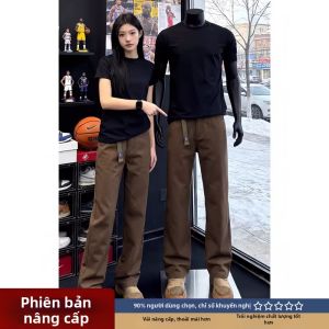 Quần Khaki Ôm Dáng Cao Cổ Chân Chuông Phong Cách Mỹ Thoáng Mát