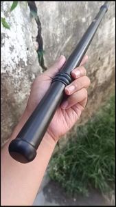 Tongkat Komando Kayu Galih Kelor Hitam Panjang 60 cm