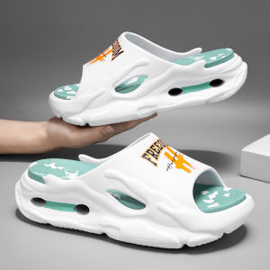 รองเท้าแตะชายหาดแบบสวมสบายสำหรับผู้ชาย รองเท้าแตะแบบสวมสบายสำหรับกลางแจ้งในช่วงฤดูร้อน รองเท้าแตะกันลื่นแบบลำลองสำหรับชายหาดและกีฬา