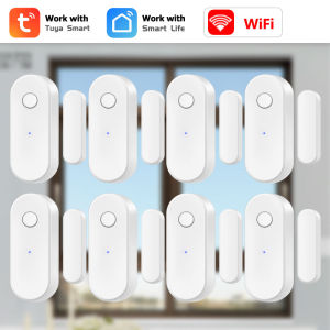 Tuya Smart WiFi Door Sensor Home Security Alarm Open / Close Window Detector APP Remote Control For Alexa Google