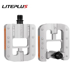 MEROCA | LITEPLUS All-aluminum Alloy Folding Bicycle Pedals Anti-slip Quick Folding Bike Pedals BMX Bicycle Folding Pedals Bicycle Parts