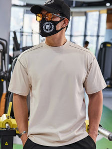 WORKOUT WOLF | Loose Fit Sport T-Shirt Short Sleeve Large Size