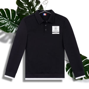 Castelbajac Golf Fashionable Long Sleeve Sweatshirt Polo Shirt for Men Artistic Turn-down Collar Golf Apparel Autumn Collection