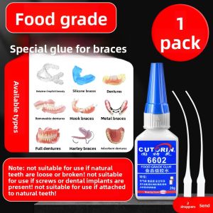 CUTORIN | Transparent Strong Rapid-Drying Non-Toxic Fixative Adhesive Glue for Dentures Braces Retainers