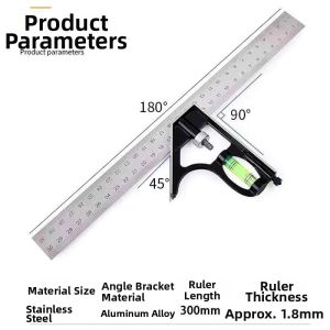 Night Vision Durable Measuring Combination Ruler